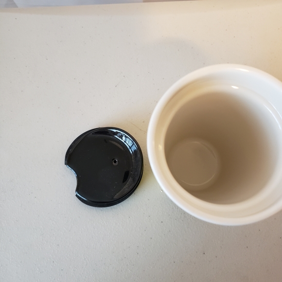 Starbucks 2015 Yellow & Black Dot Ceramic Tumbler - Picture 8 of 8